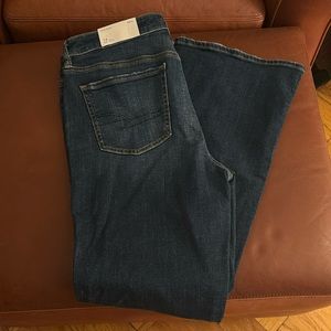 American Eagle jeans stretch kick boot sz 14